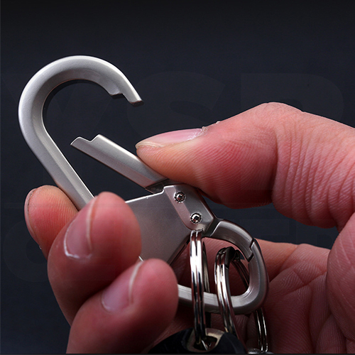 JOBON พวงกุญแจ พวงกุญแจรถยนต์ เกรดพรีเมี่ยม พร้อมตัวเปิดปิด ผลิตจากโลหะ