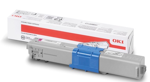 ตลับหมึกโทนเนอร์ สีแดง OKI 44973546 TN C301-M C301dn