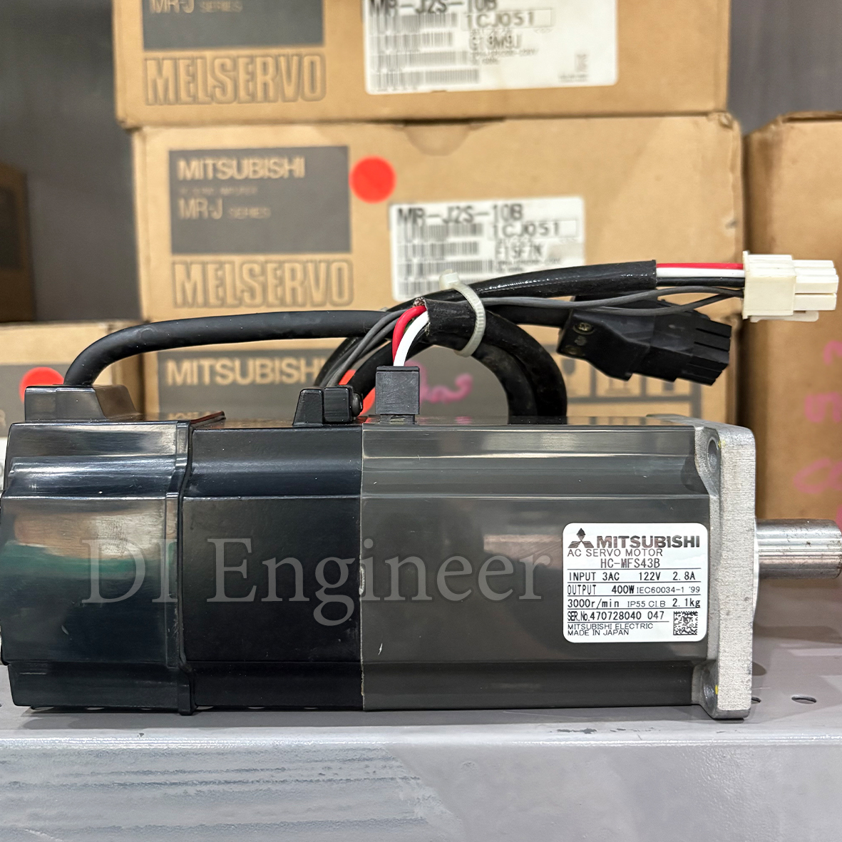 Mitsubishi Servo Motor HC-MFS43B 400W (Secondhand)