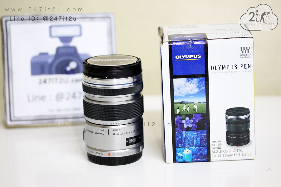เลนส์ Olympus 12-50mm f3.5-6.3 EZ สี Silver