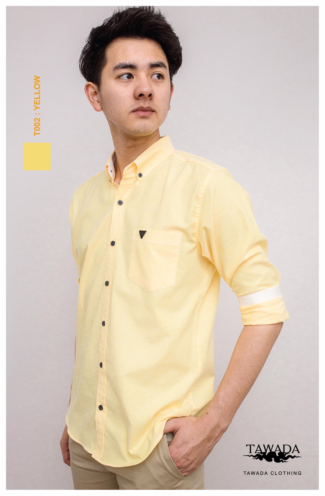 T002 สีเหลือง STANDARD SLIM-FIT