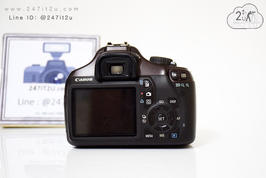 กล้อง Canon 1100D พร้อมเลนส์ 18-55mm is ii สีน้ำตาล