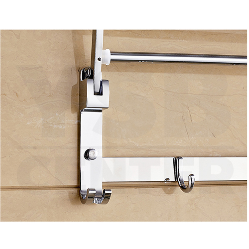 CASSA ราวแขวนผ้า วางผ้า และที่แขวนของใช้ในห้องน้ำสแตนเลสแบบติดผนัง รุ่นC1L044-SUS304-8118