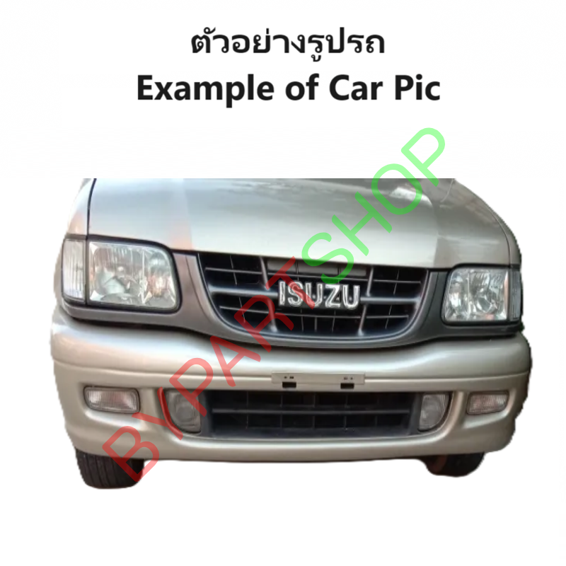 หน้ากระจัง ISUZU DRAGON EYE(ดราก้อน) 4WD สีดำ(งานดิบ) ไม่มีโลโก้ ปี1999-2001 (รหัส:DRAGON 4WD ดำ)