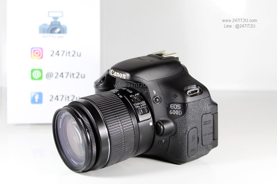 กล้อง Canon 600D +เลนส์ 18-55mm is II