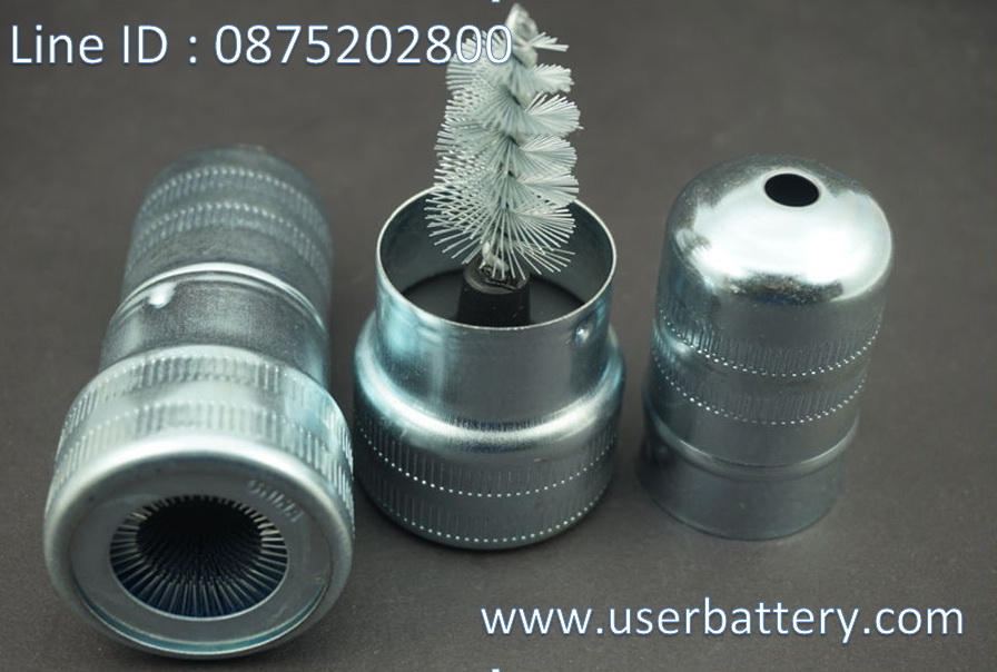แปรงขัดหัวขั้วแบตเตอรี่ รถยนต์ Brush battery terminals