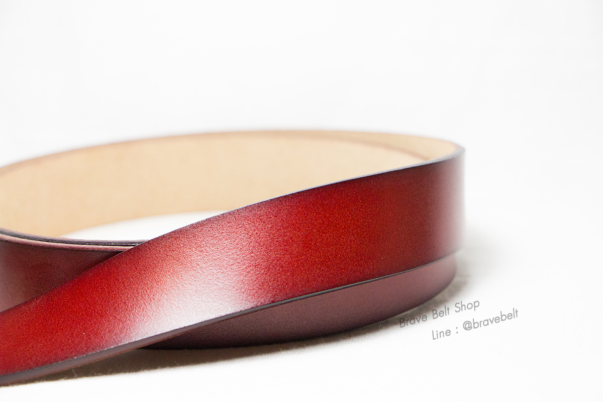 เข็มขัดหัวกลม หัวแบบหนีบสวย ไม่ต้องเจาะ