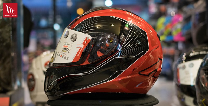 MT Thunder Technik Gloss Black Red
