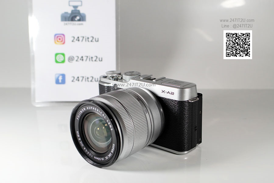 Fujifilm X-A2 พร้อมเลนส์ 16-50mm สี Silver เครื่องศูนย์