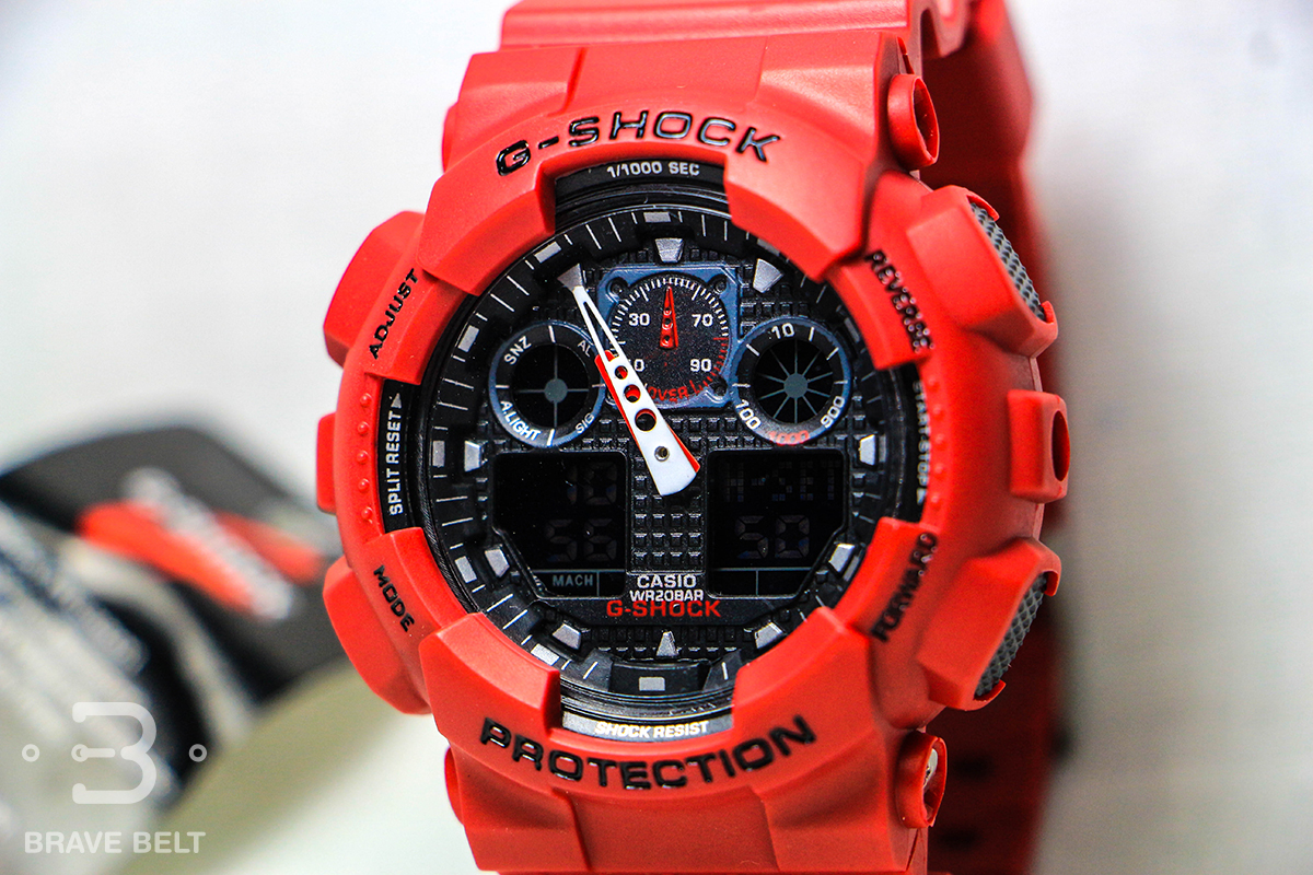 Casio G-Shock GA-100B-4ADR เกรด AAA ตัวพรีเมี่ยม รูปของจริง