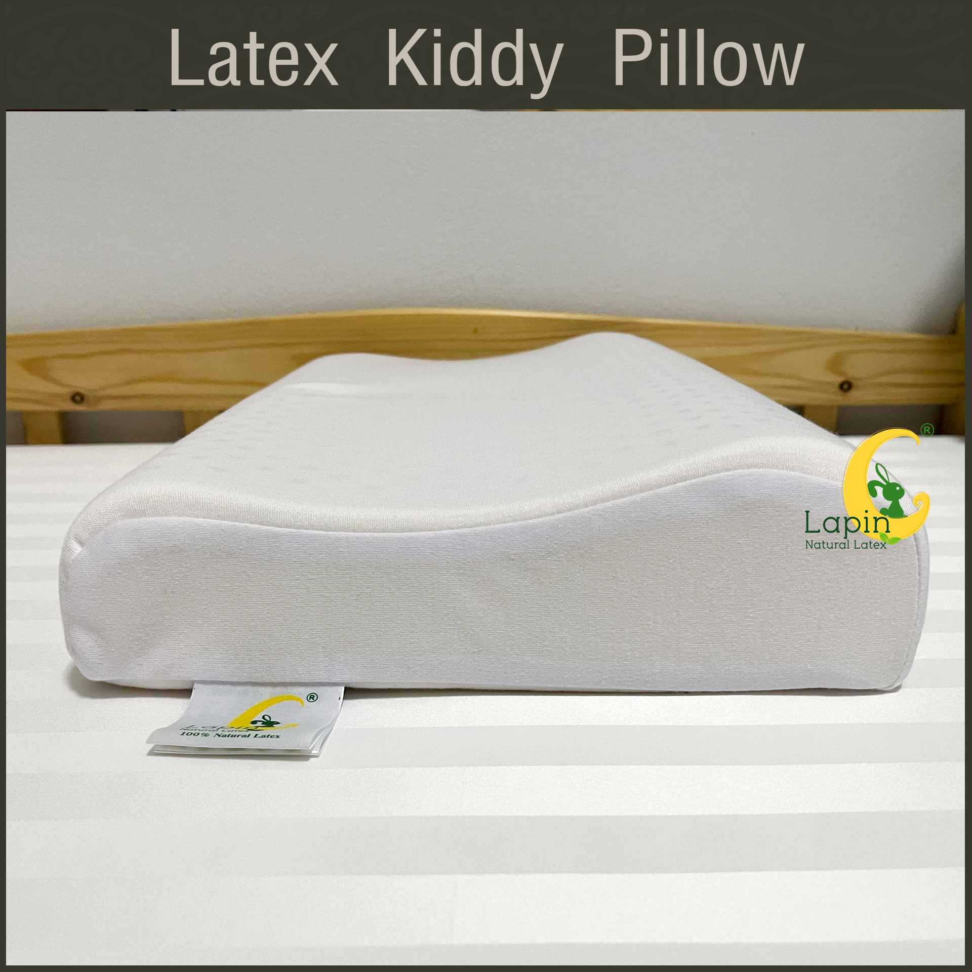 Latex Kiddy Pillow หมอนยางพาราสำหรับเด็ก 3 ขวบขึ้นไป (ลายกวางเรนเดียร์)