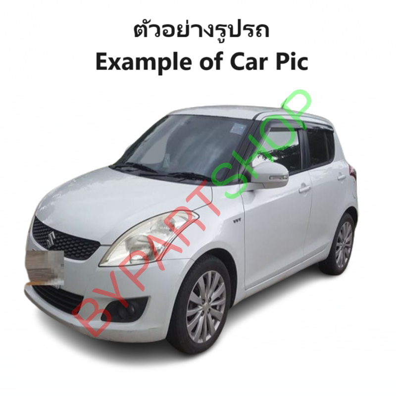กระจกมองข้าง SUZUKI SWIFT(สวีฟ) รุ่นปรับ+พับไฟฟ้า มีไฟเลี้ยว 7สาย โฉมปี2012-2017 (สีดำ,งานไม่ทำสี) -ราคาต่อข้าง-