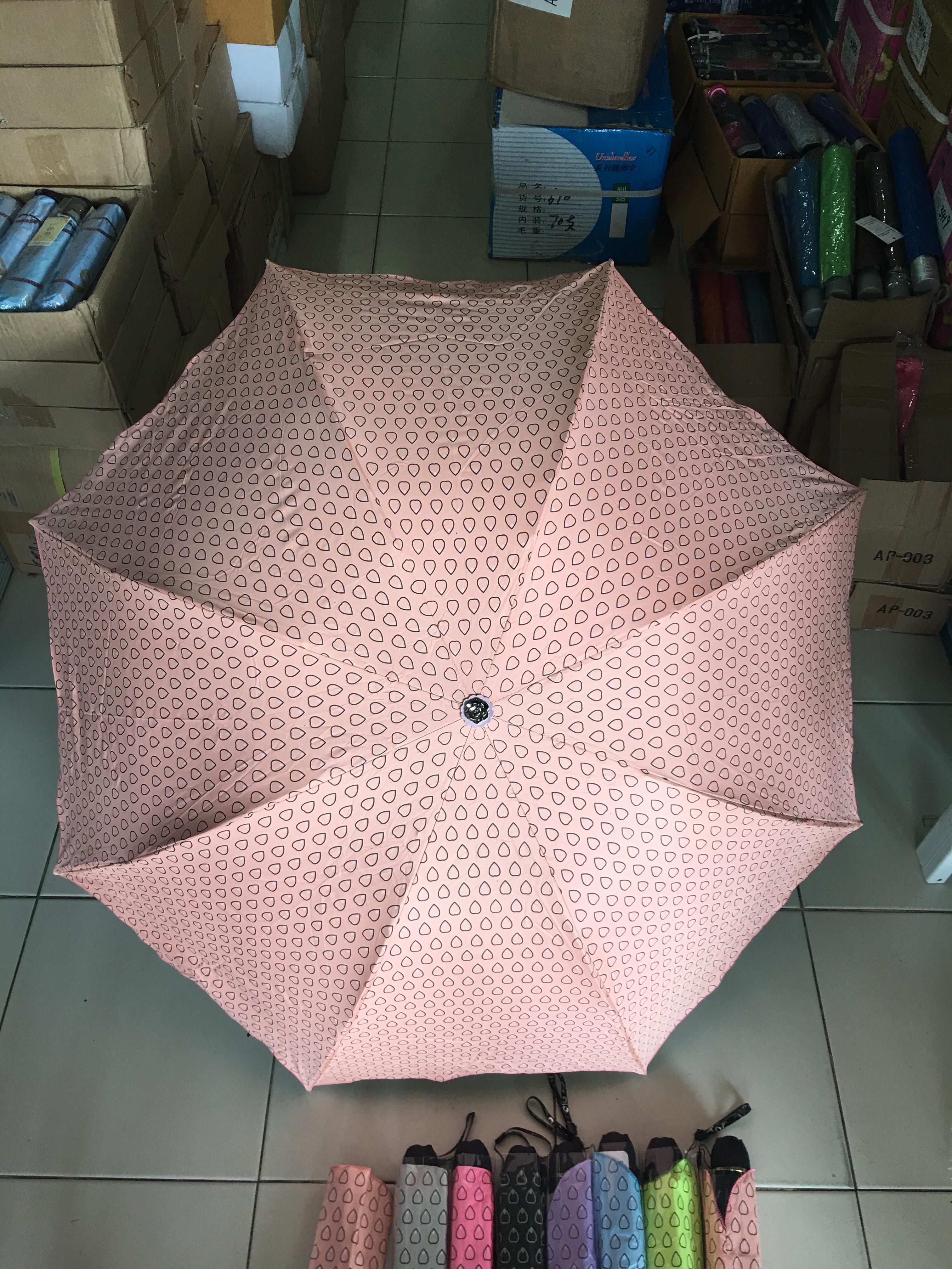 ร่มโค้งแฟชั่นยูวีดำ รหัส4302DA