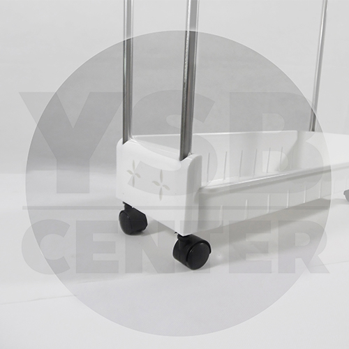 ชั้นวางของ ชั้นวางอเนกประสงค์แบบประหยัดพื้นที่ 2ชั้น แบบล้อเลื่อน รุ่น CB0055-PST-L243