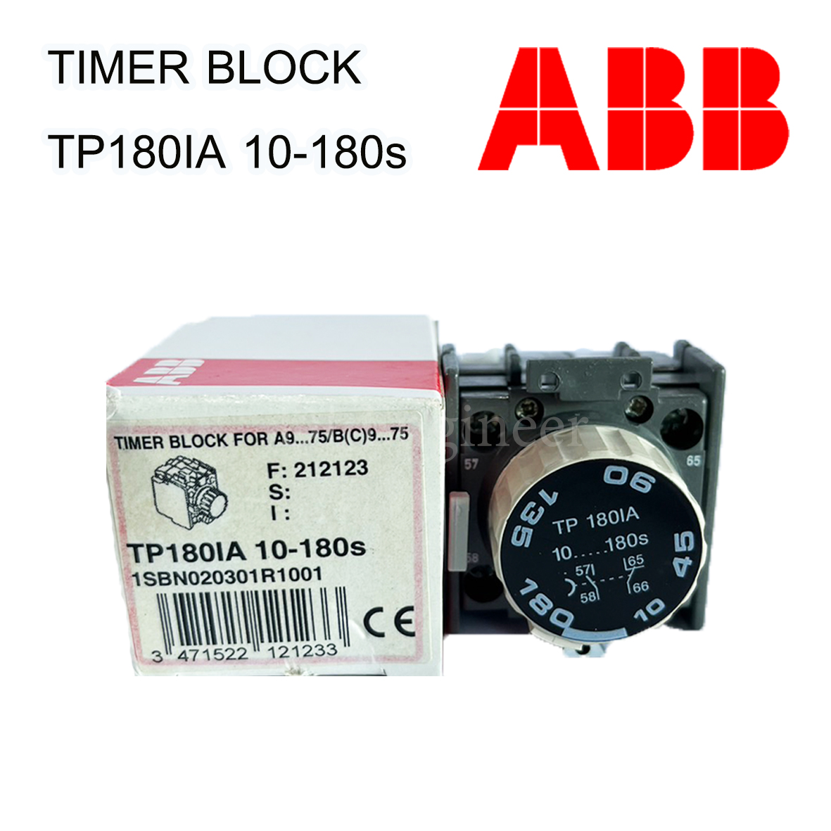 ABB TIMER BLOCK TP180IA 10-180s
