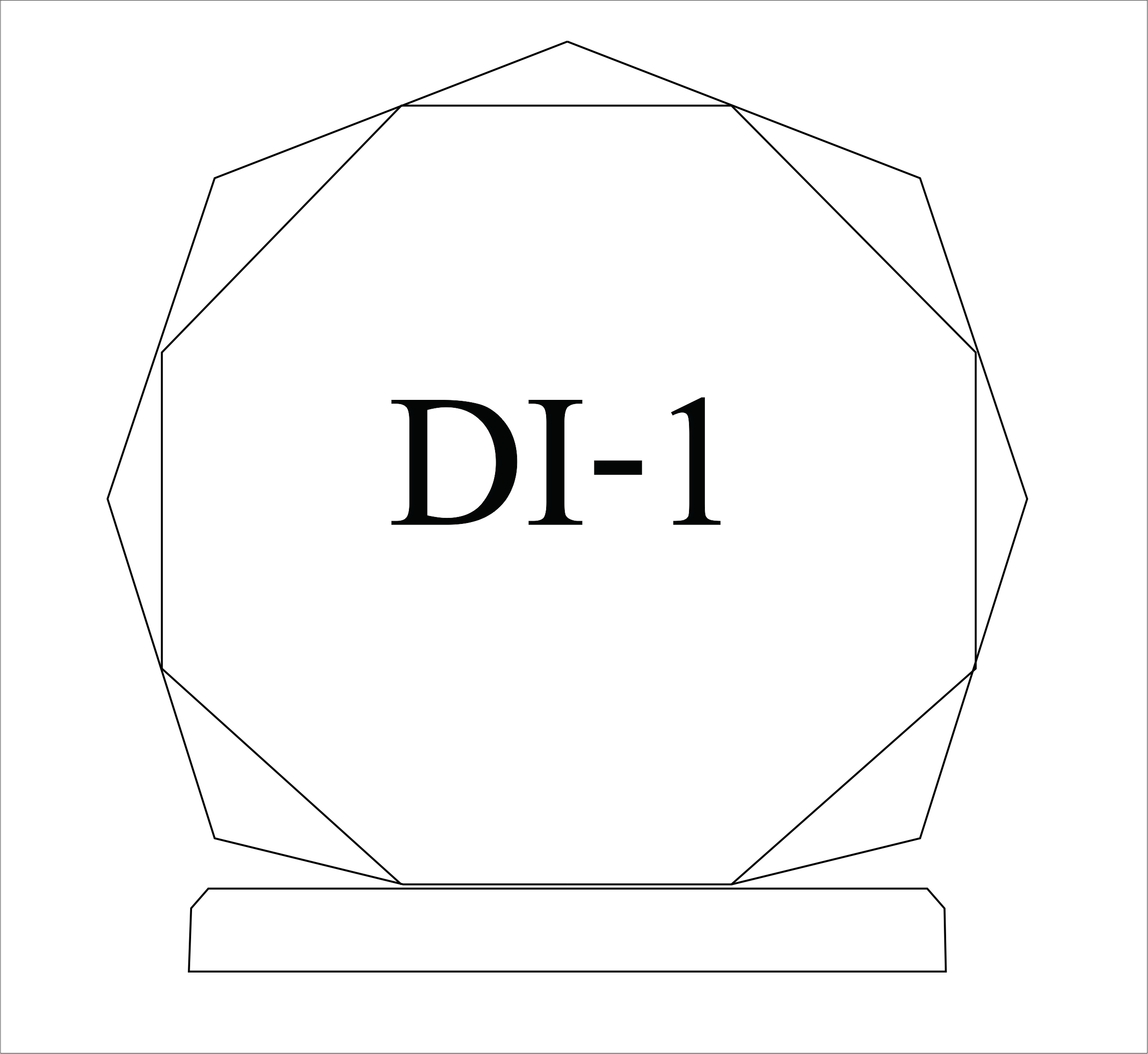 Code: DI-1 โล่อะคริลิค ทรงแปดเหลี่ยม ความสูงตัวโล่ 5 -8 นิ้ว ความหนาอะคริลิค 15 มม. พร้อมเลเซอร์ข้อความและโลโก้ ลงสีได้ไม่เกิน 2 สี ***ราคาเริ่มต้นที่ 570 บาท***