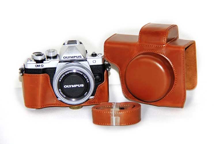Bag Leather Case For olympus EM10 II