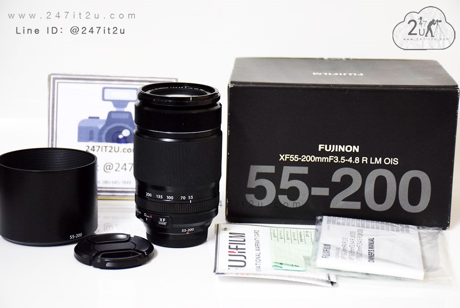 เลนส์ Fujinon XF 55-200 mm f3.5-4.8 R LM OIS สีดำ