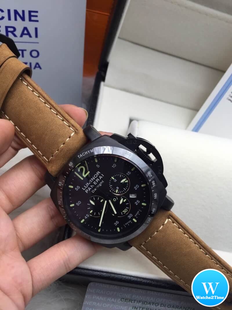 นาฬิกา PANERAI Luminor Chrono Daylight 44 mm.สายหนังแท้