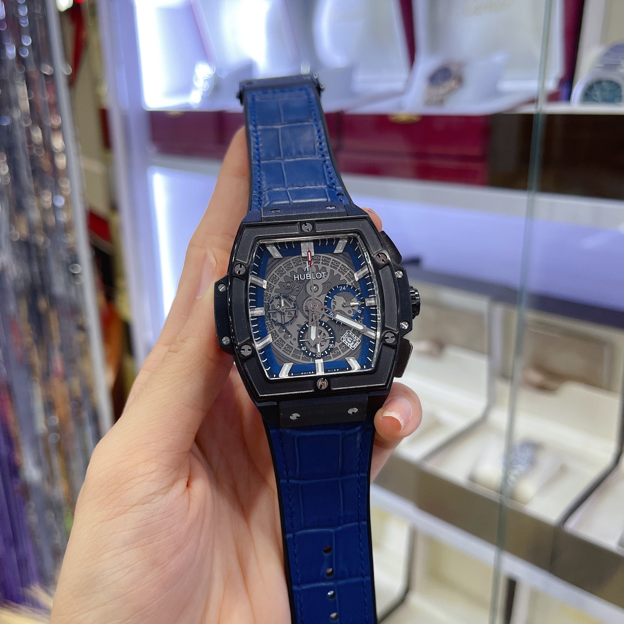 นาฬิกา Hublot MP-06 Aryton Senna Champion 88 Blue Black