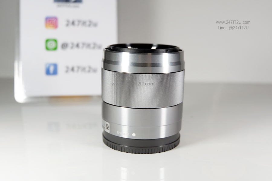 เลนส์ Sony E 50mm F1.8 สี silver สภาพสวย