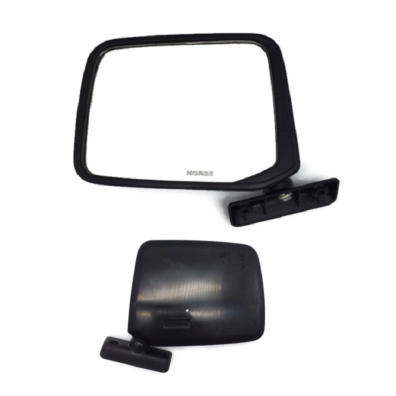 กระจกมองข้าง DATSUN(ดัทสัน)/NISSAN(นิสสัน) 720/720PRO/820/SD22/SD23 รุ่นปรับมือ สีดำ -ราคาต่อข้าง-