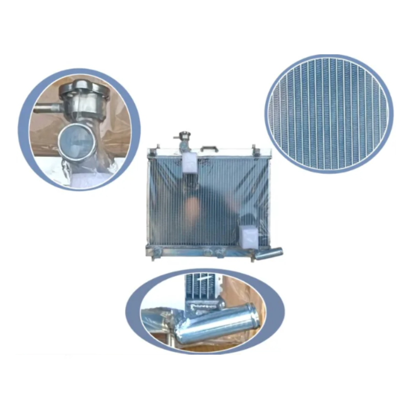 หม้อน้ำ TOYOTA YARIS(ยาริส) Gen2 ท่อล่างงอ หนาพิเศษ 26มิล ปี2013-2016 เกียรออโต้ (อลูมิเนียมทั้งใบ) (10017/26PP)