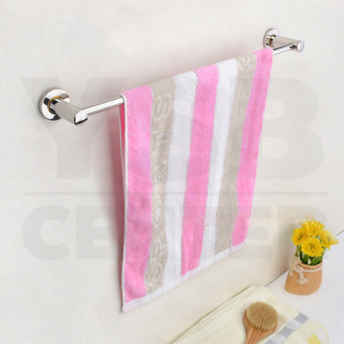 ราวแขวนผ้า สแตนเลส201 ราวเดี่ยว ในห้องน้ำ แบบติดผนัง ขนาด60cm. รุ่นC1L042-SS201-160