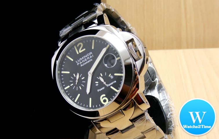 นาฬิกา Panerai Luminor Power Reserve Steel Black Dial Size 44MM. PAM171