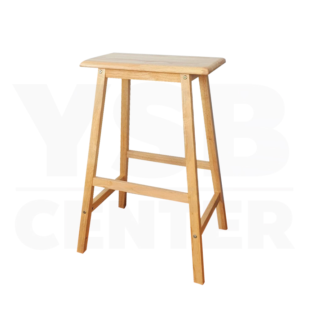 เก้าอี้ทานข้าว ไม้ยางพารา ที่นั่งเป็นไม้เต็ม รับน้ำหนักได้ดี แข็งแรง