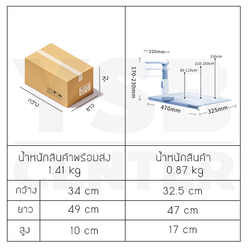 อุปกรณ์ปรับท่านั่ง ป้องกันสายตา กันหลังค่อม กันสายตาสั้น อุปกรณ์เรียนออนไลน์ ปรับความสูงได้