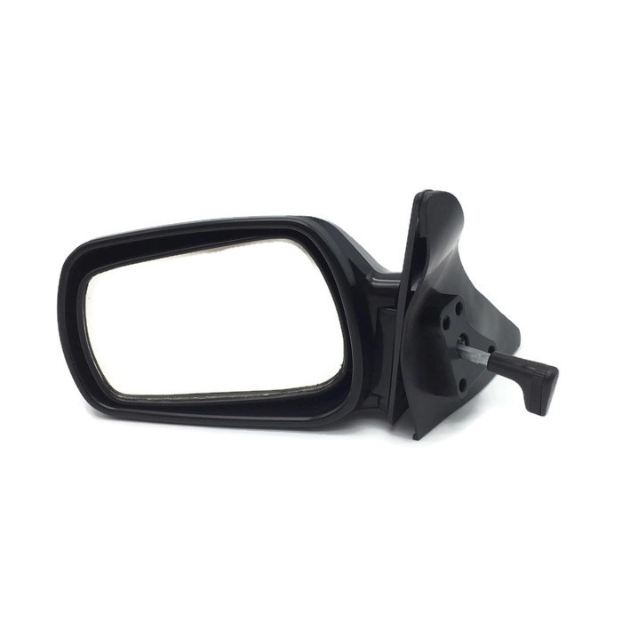 กระจกมองข้าง TOYOTA COROLLA(โคโรล่า) EE90/AE90/AE92 โฉมโดเรม่อน รุ่นปรับมือ สีดำ(งานไม่ทำสี) -ราคาต่อข้าง-