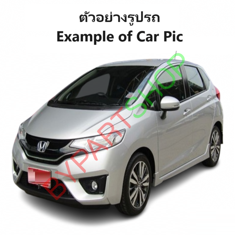 หน้ากระจัง HONDA JAZZ(แจ๊ส) GK รุ่นที่1 สีดำ(งานไม่ทำสี) คาดโครเมียม ไม่มีโลโก้ ปี2014-2016 (รหัส:JAZZ14)