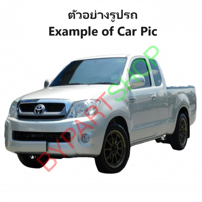 ฝาท้าย TOYOTA VIGO(วีโก้) รุ่นเปิดกลาง เจาะรูไฟเบรค เหล็กดำ(หนาเทียบแท้ ไม่ทำสี) ปี2004-2010 -กรุณาเลือกแบบ-