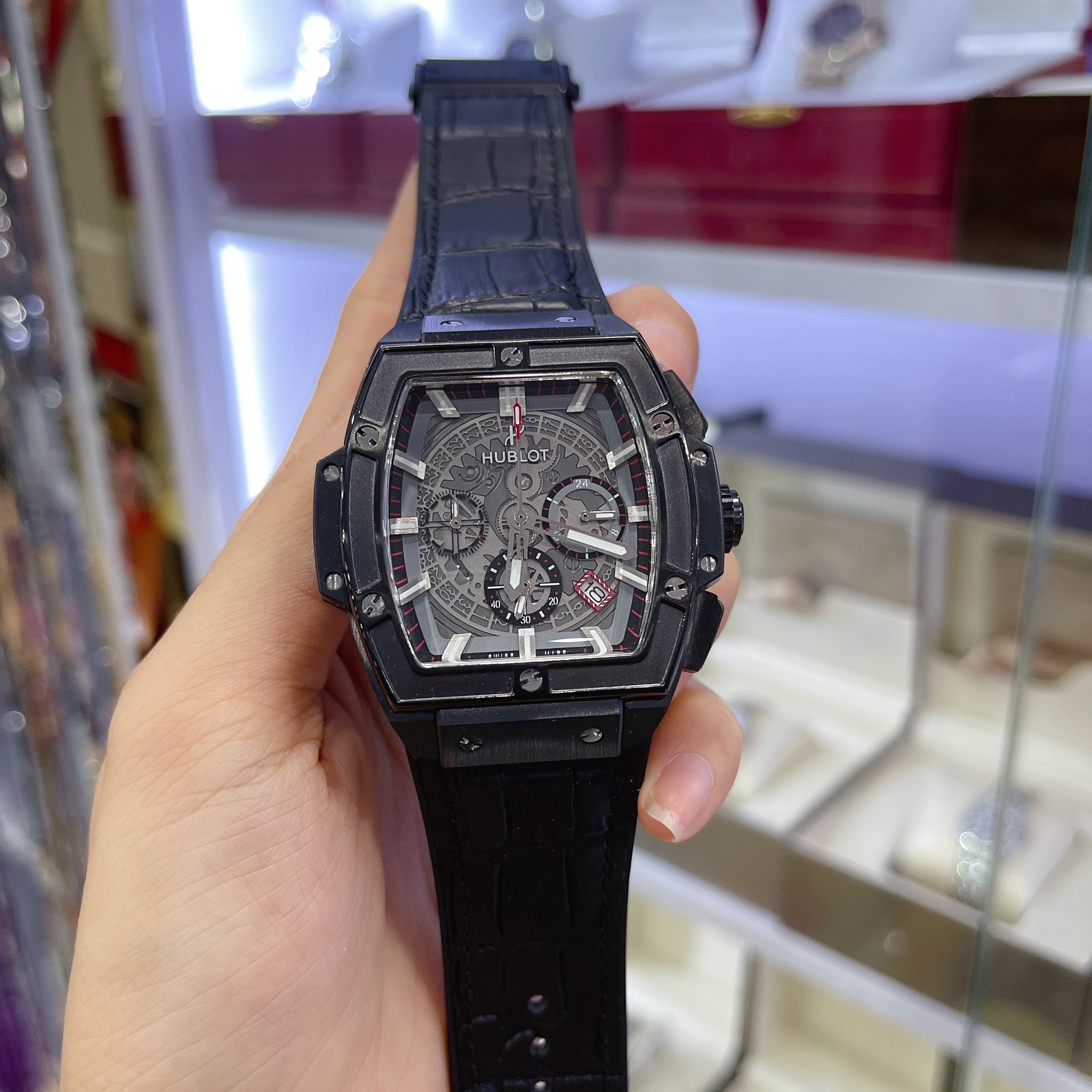 นาฬิกา Hublot MP-06 Aryton Senna Champion 88 black Body Swiss