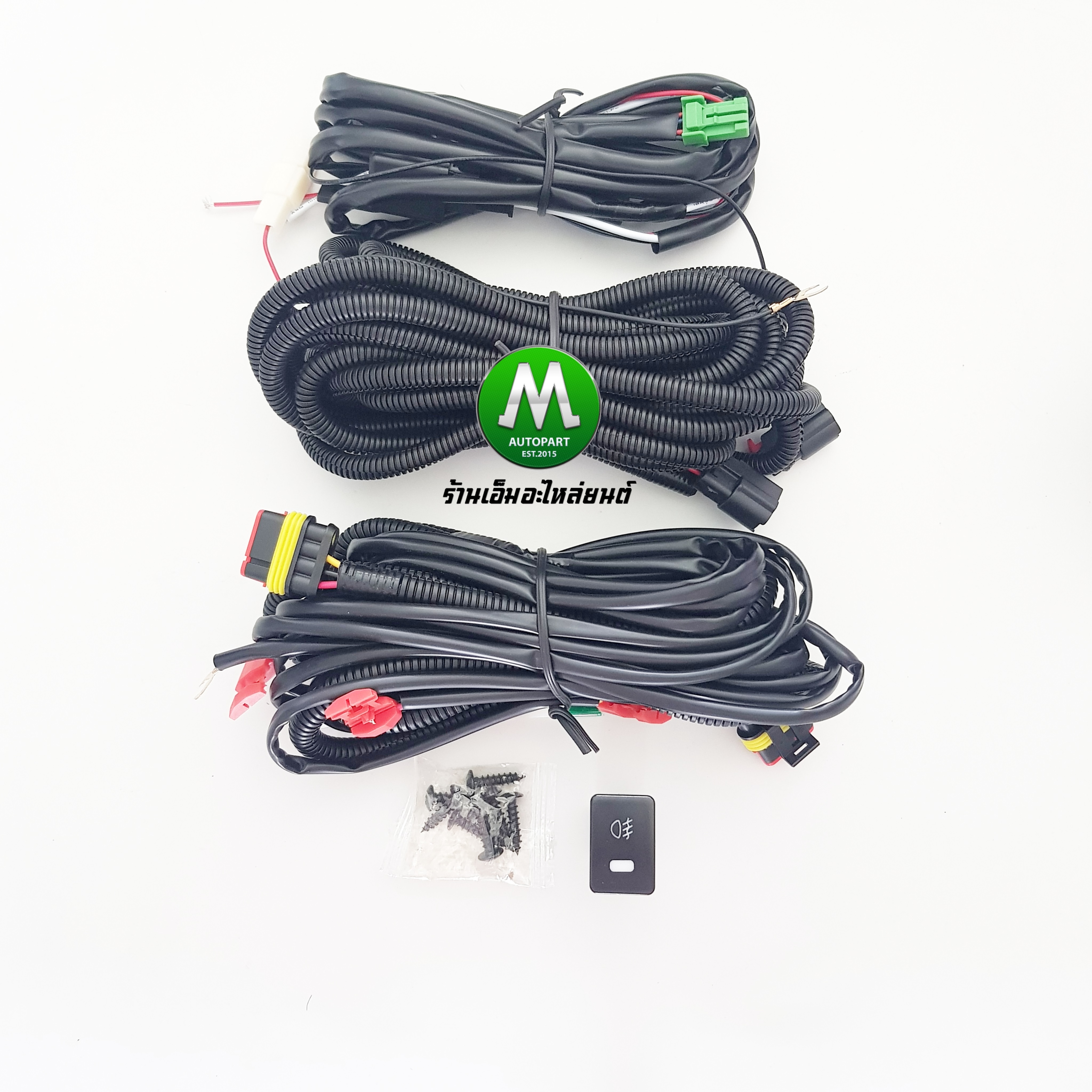ไฟตัดหมอกรีโว่ โคม LED ฝาครอบ LED Daylight DRL Toyota Revo 2020 2021 2022 2023 2WD มีไฟเลี้ยวในตัว รับประกัน 3 เดือน