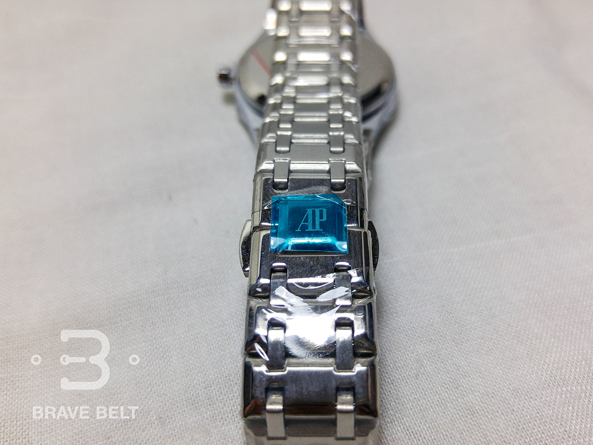 นาฬิกา Audemars Piguet หน้าปัดดำ เรือนสีเงิน Topmirror