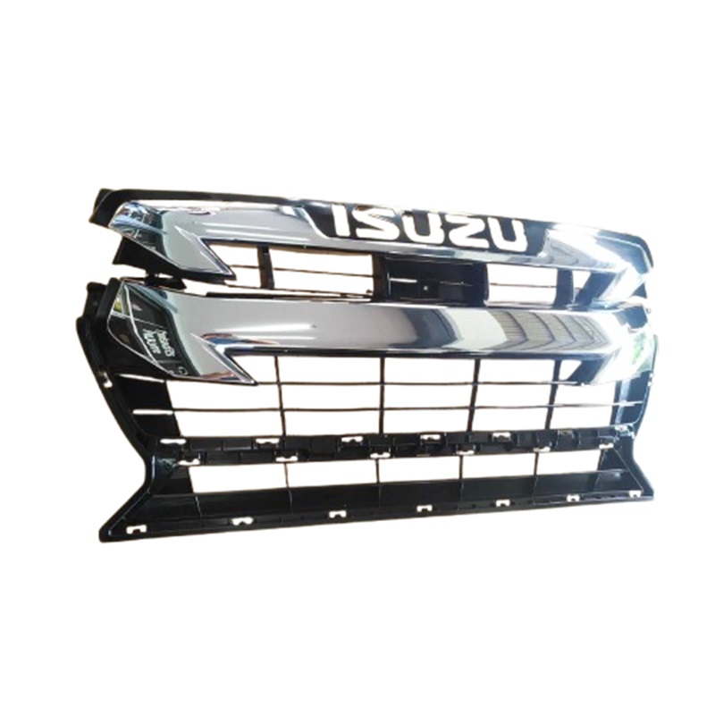 หน้ากระจัง ISUZU D-MAX(ดีแม็ก) รุ่นตัวเตี้ย ชุบโครเมียม ครบชุด ไม่มีโลโก้ โฉมปี2020-2021(รหัส:DMAX20 2WD ชุบ)