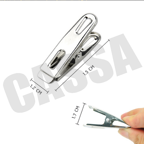 CASSA CLIP-5X1.2X1.7 คลิปหนีบผ้าแสตนเลส แพค20ตัว (ขายส่ง 24แพค)