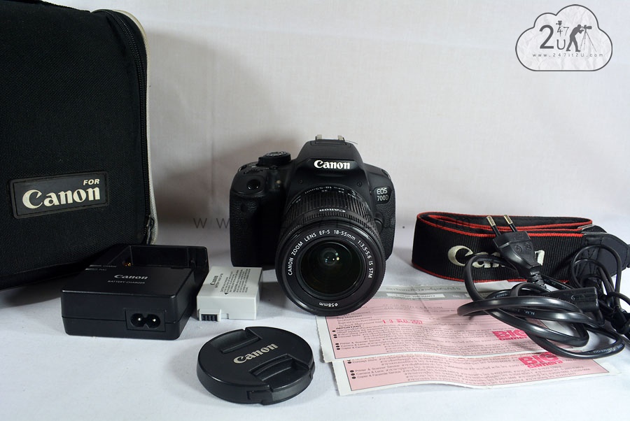 กล้อง Canon 700D + เลนส์ 18-55 IS STM