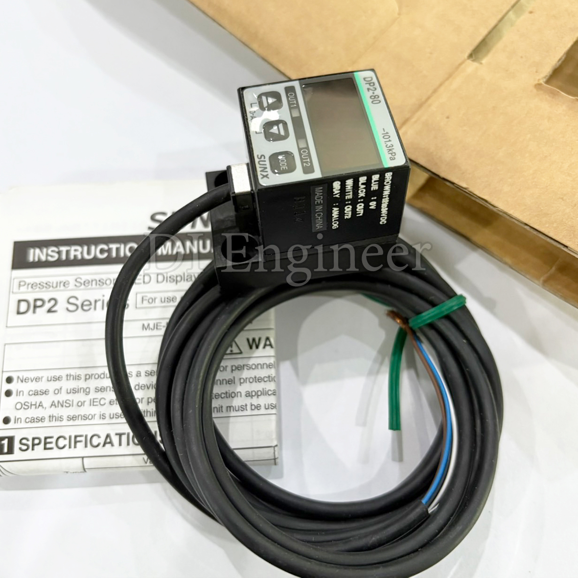 SUNX (PANASONIC) Digital Pressure Sensor DP2-80