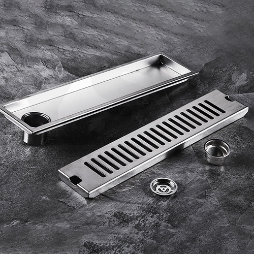 รางระบายน้ำ ตะแกรงระบายน้ำ สแตนเลส304 กันกลิ่น กันแมลง 120cm CL0173 - CL0178