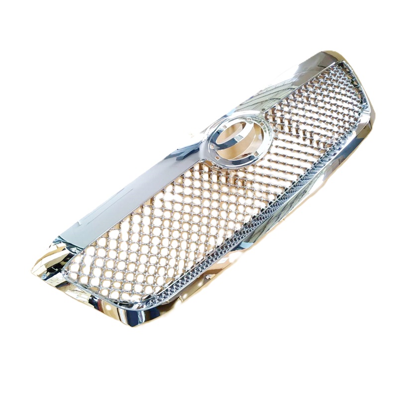 หน้ากระจัง TOYOTA VIGO(วีโก้) โฉมแรก ชุบโครเมียม ทรงBENTLEY(เบนเล่) ไม่มีโลโก้ ปี2004-2007 (รหัส:VIGO'04 Bently)