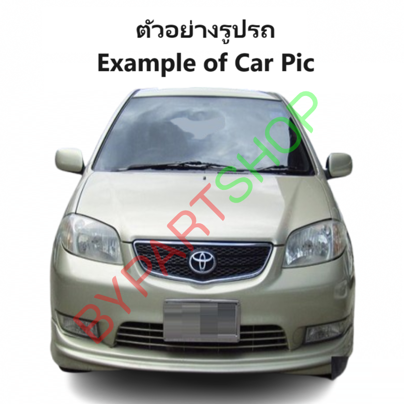 หม้อน้ำ TOYOTA VIOS(วีออส) โฉมแรก รุ่นไม่มีปาก(ไม่มีฝา) ปี2003-2006 เกียรออโต้ (กระปุกก็ใส่ได้) (O.E.M ประกัน 6เดือน)