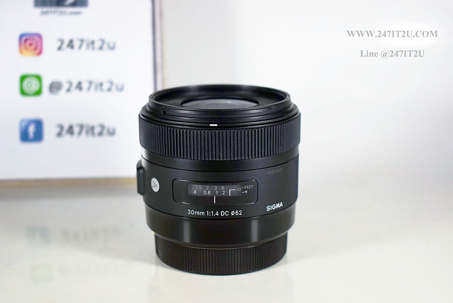 เลนส์ Sigma 30mm f1.4 DC ART สีดำ (Canon)