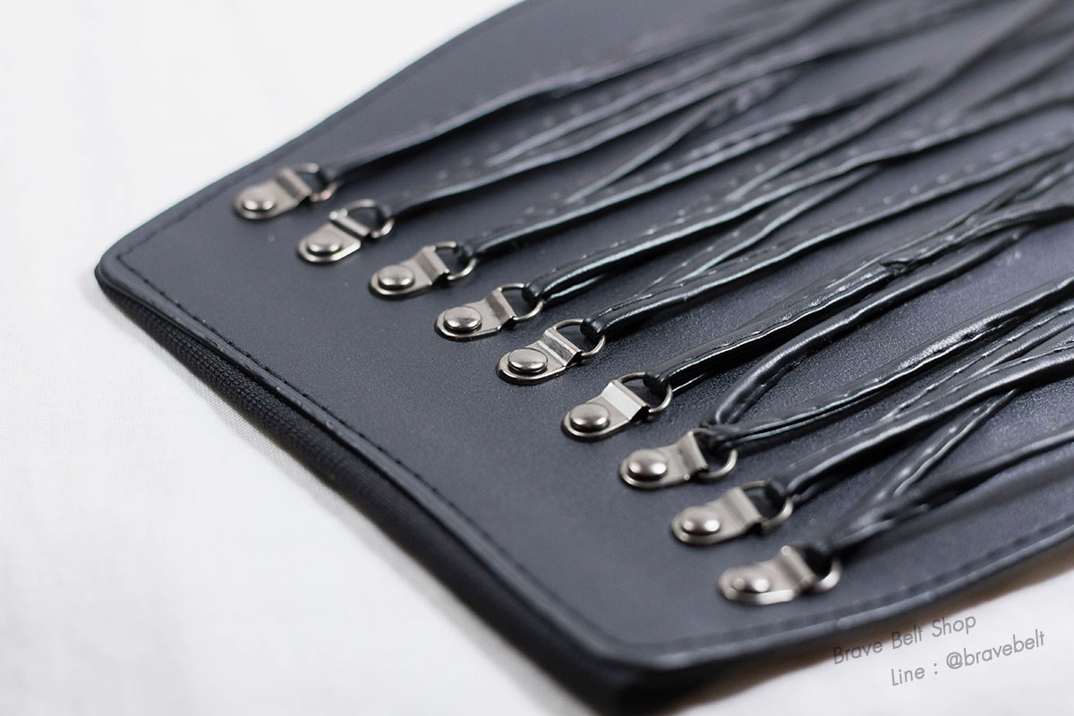 เข็มขัดโอบิเอวสูง มีเชือกห้อยด้านหน้า