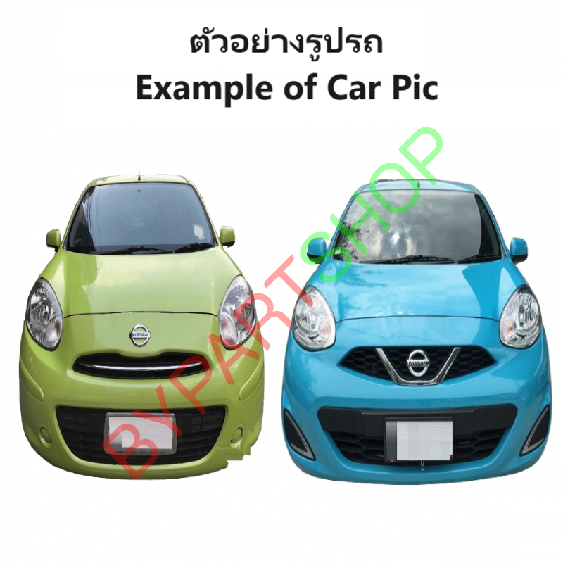 หม้อน้ำ NISSAN MARCH(มาร์ช)/ALMERA(อัลเมร่า) ออยแยก ปี2010-2018 เกียรกระปุก-CVTออโต้ (ประกัน 6เดือน)