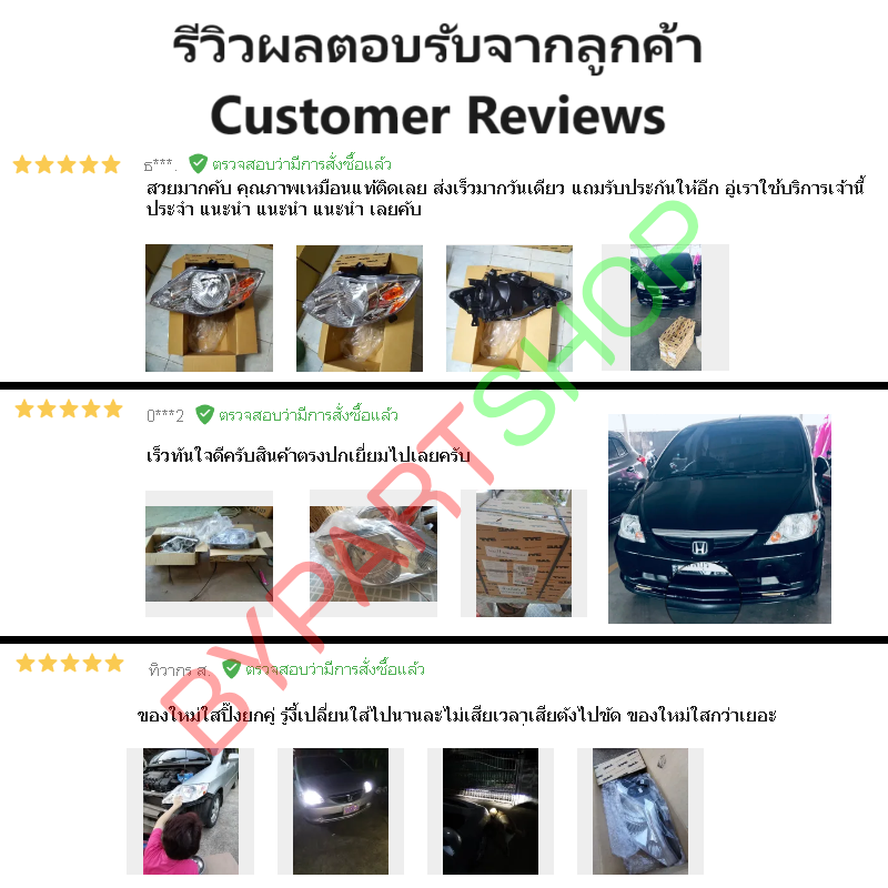 ไฟหน้า HONDA CITY(ซิตี้) โฉมแมลงสาบ ปี2003-2005 (งานแท้ TYC) -ราคาต่อดวง-