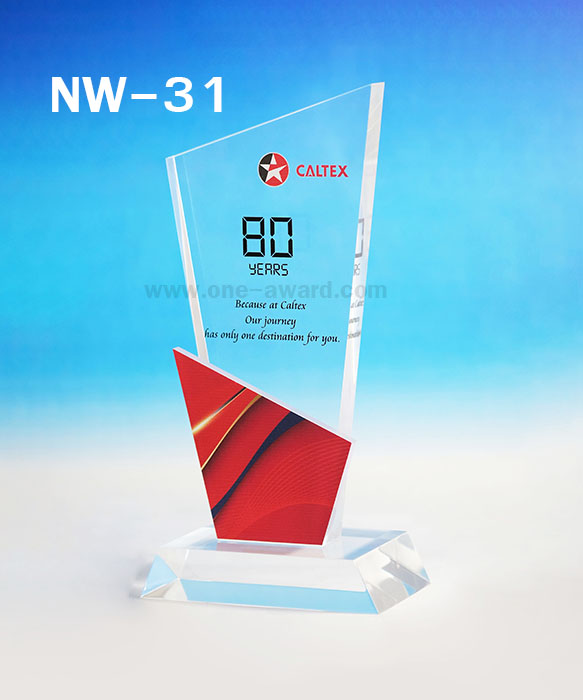 Code: NW-31 โล่อะคริลิค ความสูงตัวโล่ 7-10 นิ้ว ความหนาอะคริลิคตัวโล่ 15 มม. พร้อมเลเซอร์ข้อความและโลโก้ ลงสีได้ไม่เกิน 2 สี ***ราคาเริ่มต้นที่ 740 บาท (ความสูง 7 นิ้ว เมื่อสั่ง 5 ชิ้น+) ***