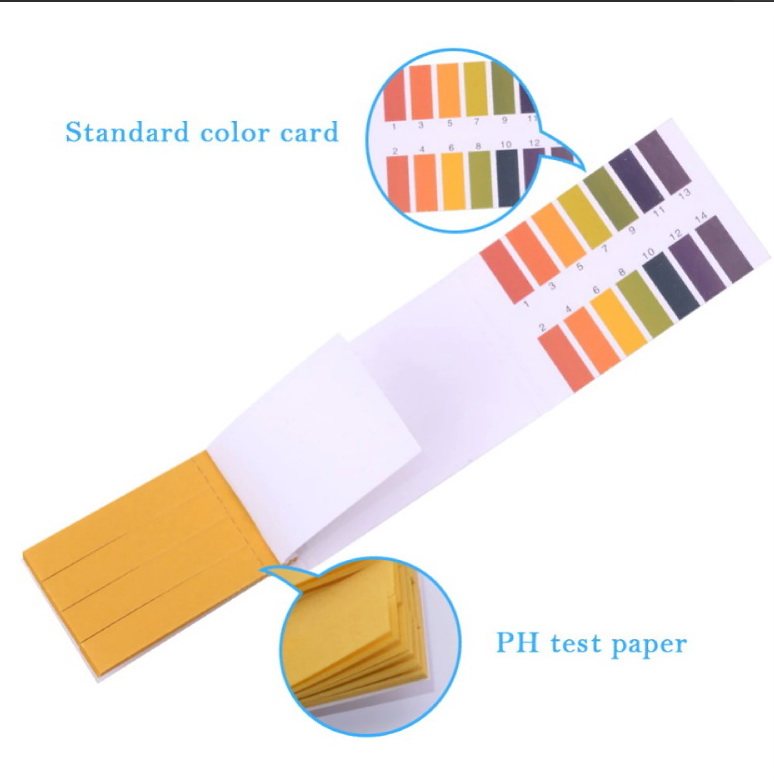 กระดาษลิตมัส (Litmus) สำหรับวัดค่ากรด-ด่าง กระดาษ PH 1-14 ( 1 แพ็ค/20 เล่ม )